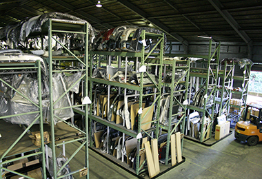 NGPリサイクル部品協力加盟店で100万点の在庫から部品を調達